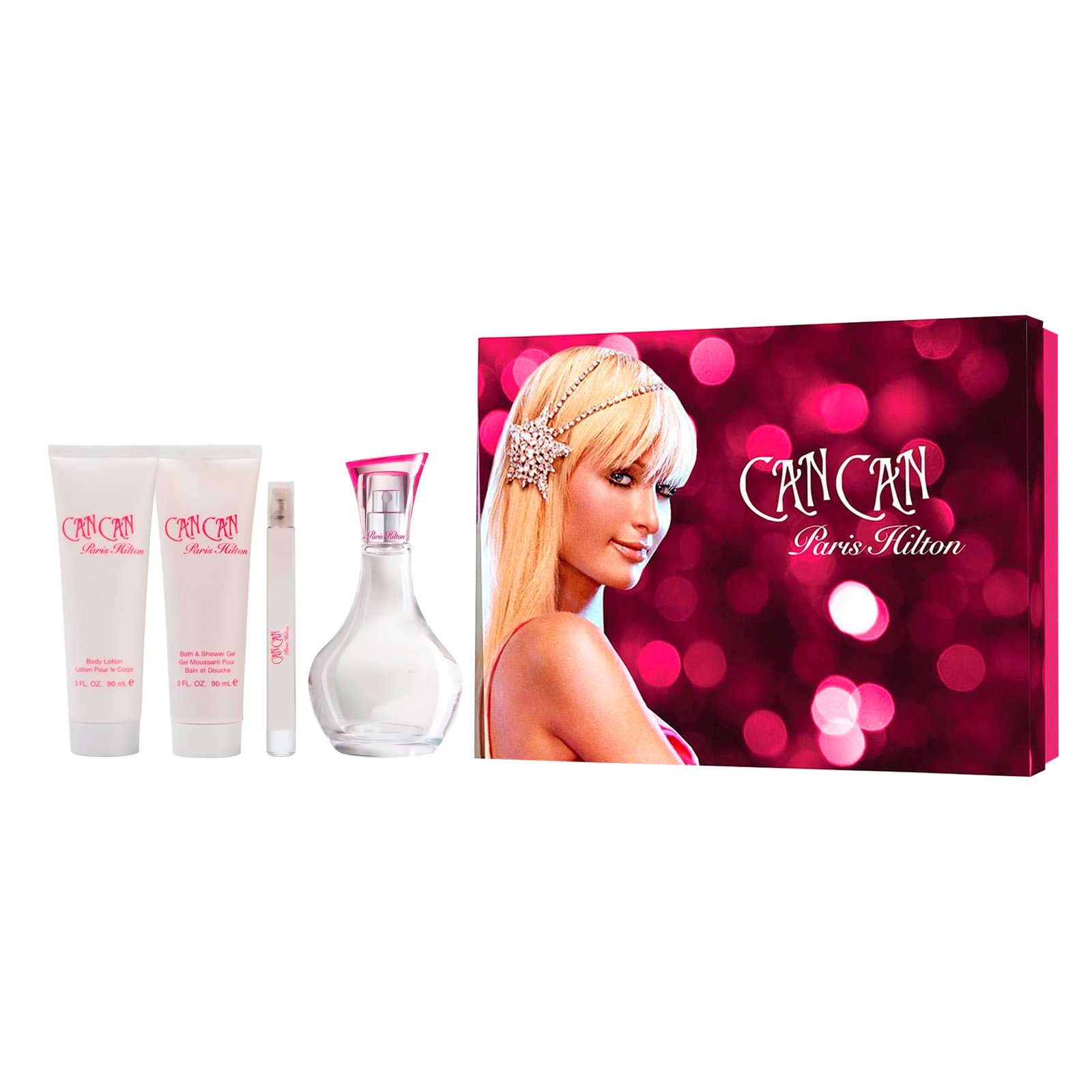 SET PARIS HILTON CAN CAN WOMAN 4 PZS